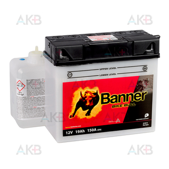 Banner Bike Bull 51814 12V 19 Ач обр. пол. 150А (185x80x170) BMW сухозаряж.