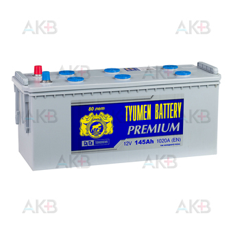 Tyumen Battery Premium 145 Ач обр. пол. 1020A (513x190x230)
