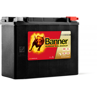BANNER Running Bull AGM BACKUP 51801 20Ah обр. пол. 300A (205x87x162) YTX24HL-BS 51800 AUX 18L