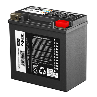 RDrive OEM AGM YTX14HL 12V 12.6Ah 225A обр. пол. (150x88x146) 65958-04B HARLEY DAVIDSON