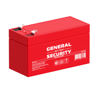 GENERAL SECURITY 12V 1.2 Ah (GS 1.2-12) 97х45х53