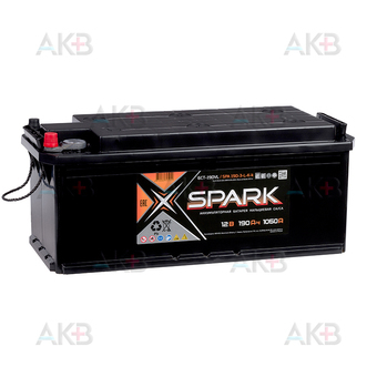 SPARK TT 190Ач 1050A обратная пол. (514x218x210) SPA 190-З-R-К