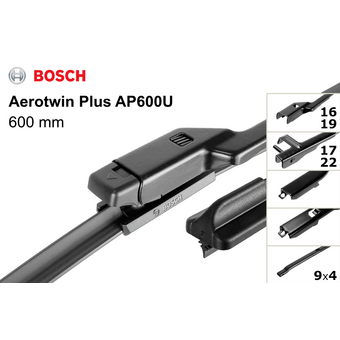 Щетки стеклоочистителя  Комплект Bosch Бескаркасные Универсальные 600/400 мм. (К7632-7638)