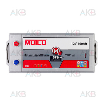 Автомобильный аккумулятор Mutlu SFB 2 69022 190 Ач 1250A обр. пол. (524x239x240) D5.190.125.А с бортиком. Фото 1