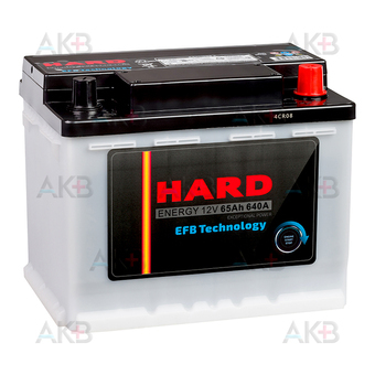 HARD EFB 65 Ah 640A (242x175x190) L2