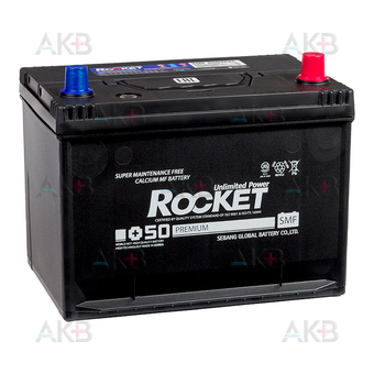 Автомобильный аккумулятор Rocket 80D26AL 62Ah 700A обр. пол. (260x173x205) низкий