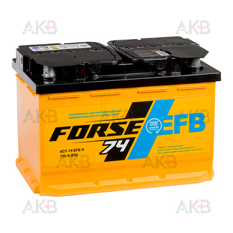 Forse EFB 74 Ач 710A обр. пол. (278x175x175) Start-Stop 574114051