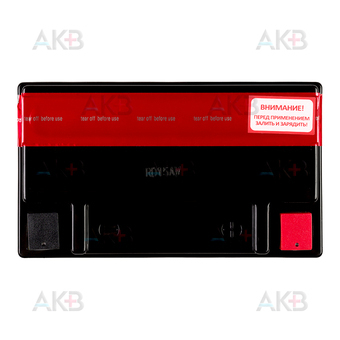 Мото аккумулятор RDrive YTX14L-BS 12V 12Ah 200А обр. пол. AGM сухозаряж. (150x87x145) eXtremal SILVER. Фото 1