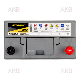 Автомобильный аккумулятор ATLAS 85B24LS 45Ah 625A 238x129x227 Tesla Model 3. Фото 1
