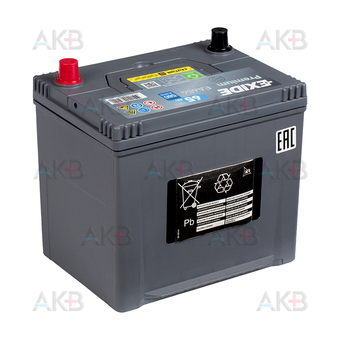 Автомобильный аккумулятор Exide Premium 65R (580А 230x173x222) EA654. Фото 2