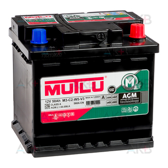 Mutlu AGM 50 Ач 560A обр. пол. (207x175x190) AGM.L1.50.056.A