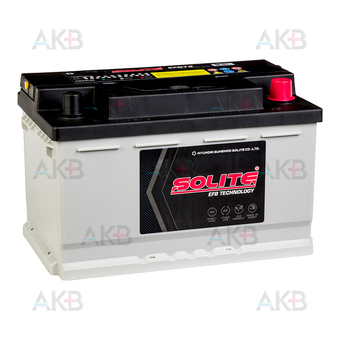 Solite EFB 72Ah 650A (278х175х175) о/п