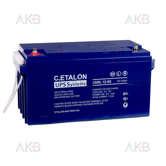 C.ETALON CHRL 12-65 12V 65 Ah (350x166x179)