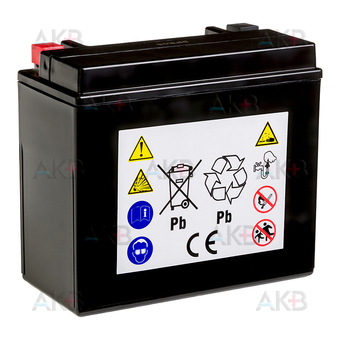 Мото аккумулятор HARD AGM 20 Ah 310А обр. пол. (175x87x155) CT 12201 YX20HL-BS. Фото 1