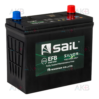 Автомобильный аккумулятор SAIL EFB 80В24R (N55) 55 Ач 450A прям. пол. (238x129x225) станд. клеммы Start Stop. Фото 2