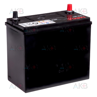 Автомобильный аккумулятор MEGA START 60B24R 50Ah 430A прям. пол. (237x127x225) узкие клеммы. Фото 2