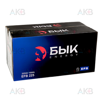 Автомобильный аккумулятор БЫК Energy EFB 225Ah 1500A обр. пол. (517х275х231). Фото 3
