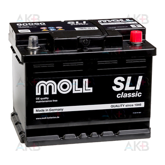 Moll SLI classic 60 Ач 540А обр. пол. (242х175х190) 80060