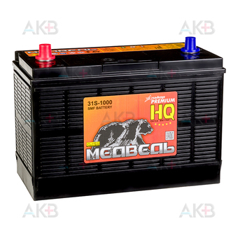 Медведь 31S-1000 120 Ач 1000A (330x173x240) GR31 - клеммы конус