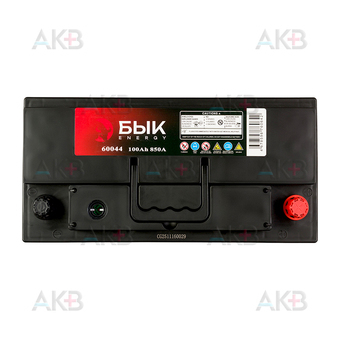 Автомобильный аккумулятор БЫК Energy 60044 100Ah 850A обр. пол. (353x175x190). Фото 2