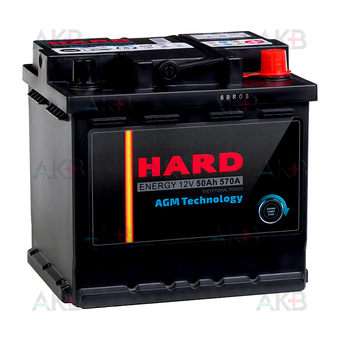 HARD AGM 50Ah 570A (207x175x190) Start Stop